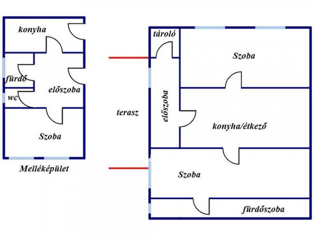 Eladó családi ház, Sárándon 48.5 M Ft, 2 szobás