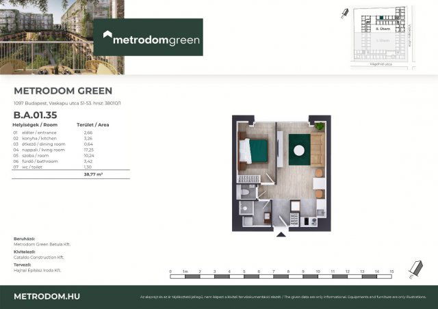 Eladó téglalakás, Budapesten, IX. kerületben, Vaskapu utcában