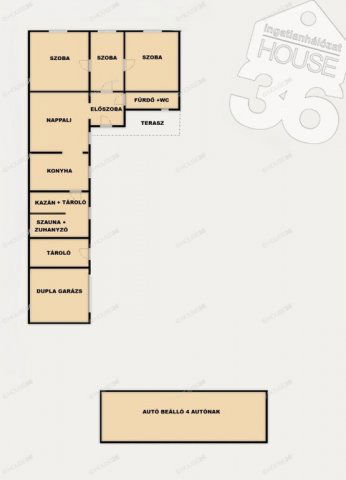Eladó családi ház, Hőgyészen 38 M Ft, 4 szobás