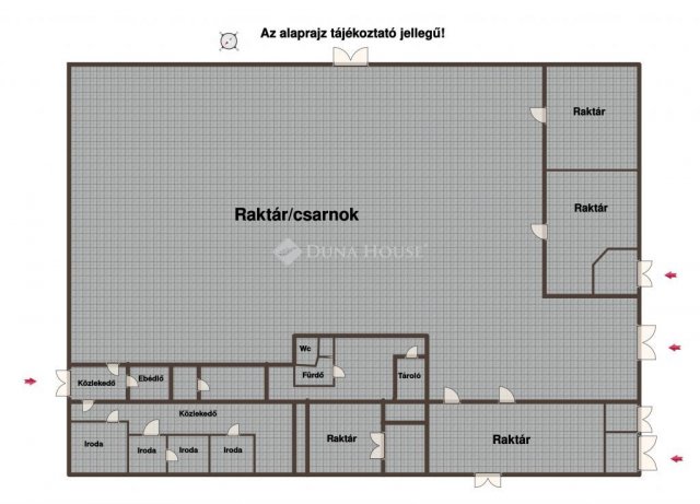 Eladó ipari ingatlan, Vácon 950 M Ft / költözzbe.hu