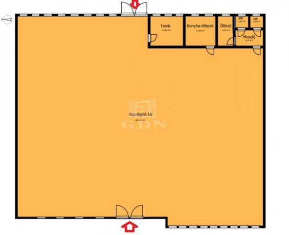 Kiadó üzlethelyiség, Miskolcon 1500 E Ft / hó