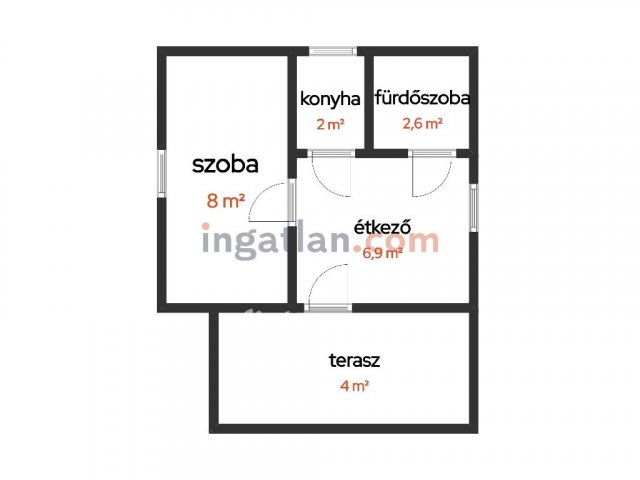 Eladó nyaraló, Tiszakécskén 24.9 M Ft, 1 szobás