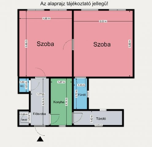 Eladó téglalakás, Budapesten, VI. kerületben, Rózsa utcában
