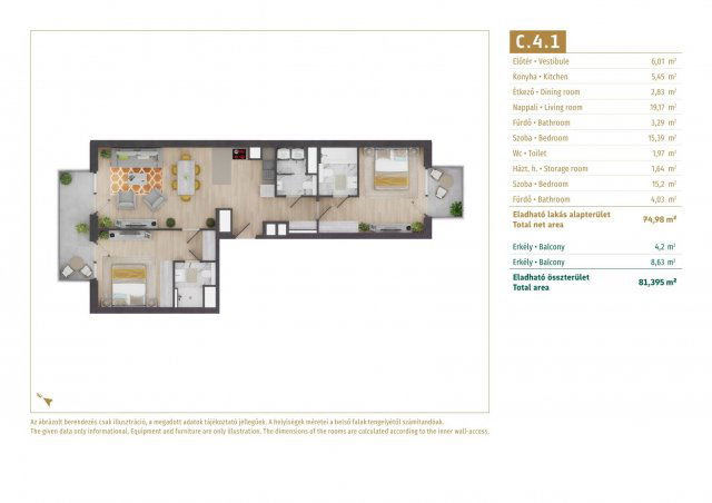 Eladó téglalakás, VII. kerületben, Városligeti fasoron
