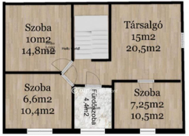 Eladó sorház, Debrecenben 125 M Ft, 3+3 szobás