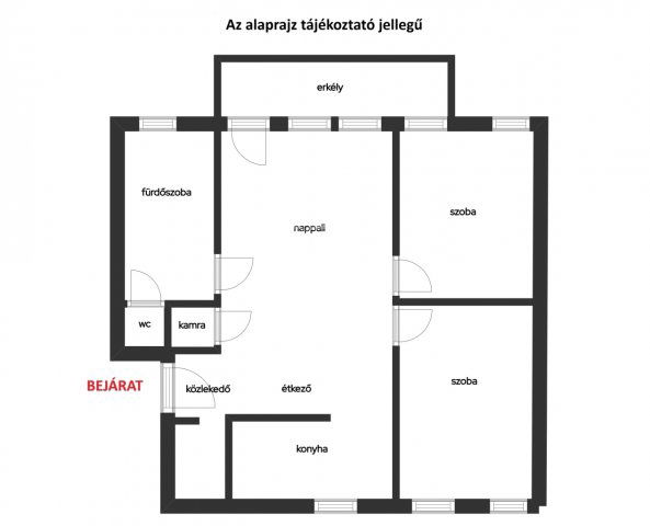 Eladó téglalakás, Vácon 67 M Ft, 3 szobás