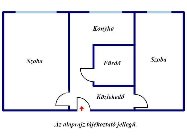 Eladó panellakás, Szegeden 45.5 M Ft, 2 szobás