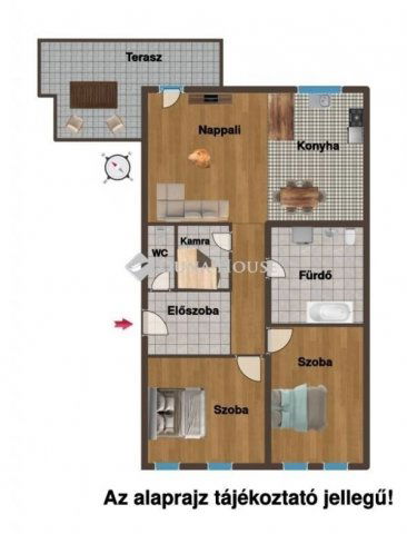 Eladó téglalakás, Monoron 80.9 M Ft, 3 szobás