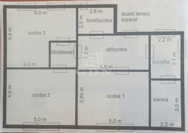 Eladó családi ház, Dunaharasztin 88.9 M Ft, 3 szobás