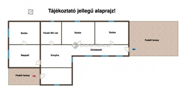 Eladó családi ház, Dabason 89.9 M Ft, 4 szobás