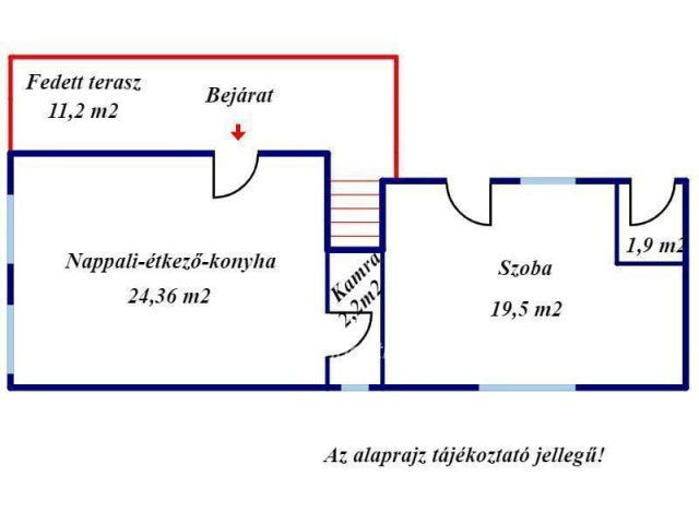 Eladó mezogazdasagi ingatlan, Baján 7.9 M Ft, 2 szobás