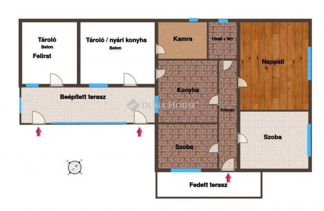 Eladó családi ház, Mezőfalván 33 M Ft, 2+1 szobás