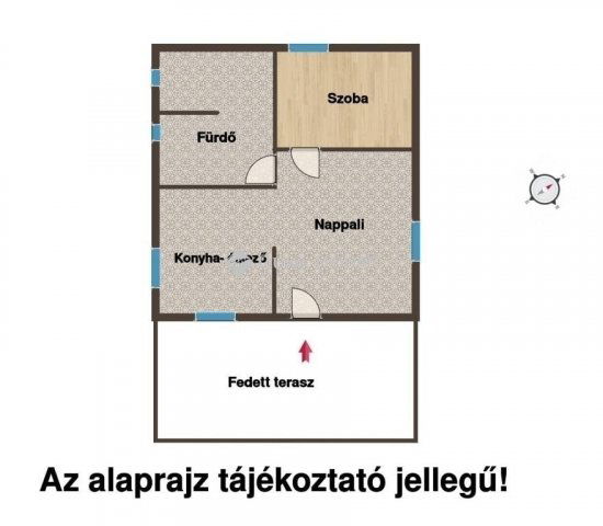 Eladó nyaraló, Tóalmáson 22 M Ft, 2 szobás