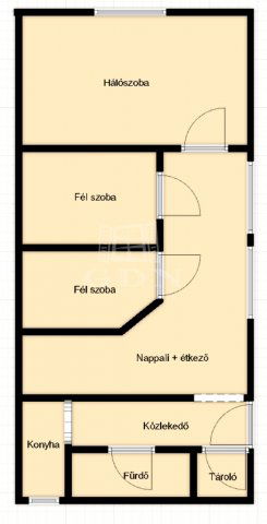 Eladó téglalakás, Hajmáskéren 25.9 M Ft, 2+1 szobás