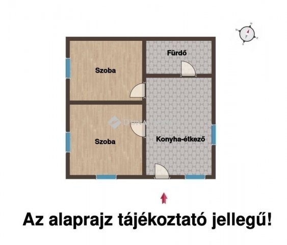 Eladó családi ház, Pándon 47.5 M Ft, 2 szobás