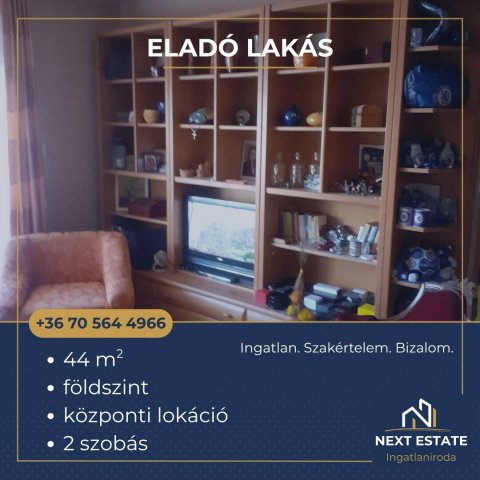 Eladó téglalakás, Hajdúszoboszlón 57.9 M Ft, 2 szobás
