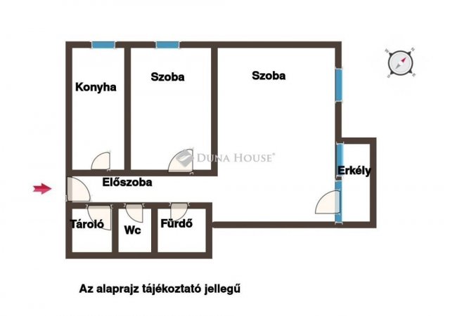 Eladó téglalakás, Székesfehérvárott 61.5 M Ft, 2 szobás