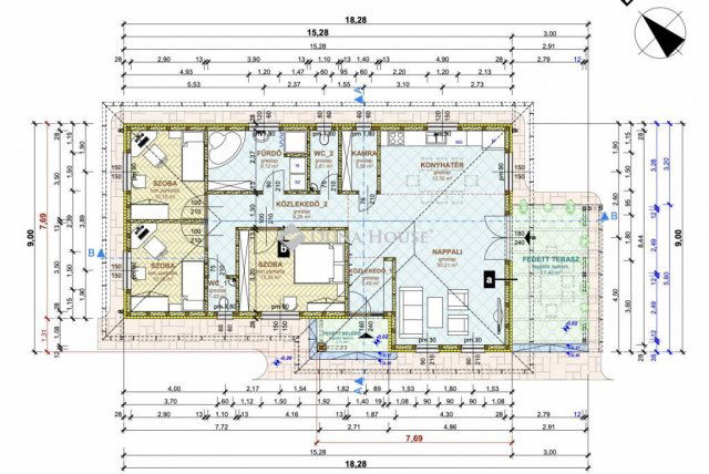Eladó családi ház, Kecskeméten 57.75 M Ft, 4 szobás