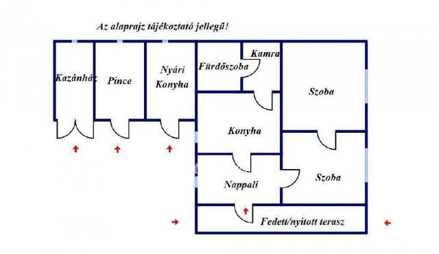 Eladó családi ház, Forráskúton 39.5 M Ft, 3 szobás