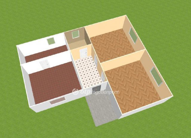 Eladó családi ház, Jászladányon 9 M Ft, 2 szobás