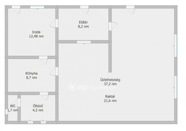 Eladó üzlethelyiség, Pakson 64.99 M Ft / költözzbe.hu