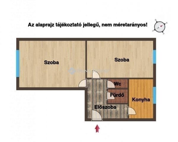 Eladó panellakás, Budapesten, XV. kerületben 61.9 M Ft, 2 szobás