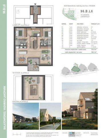 Eladó téglalakás, Balatonfüreden, Vadvirág utcában 219 M Ft