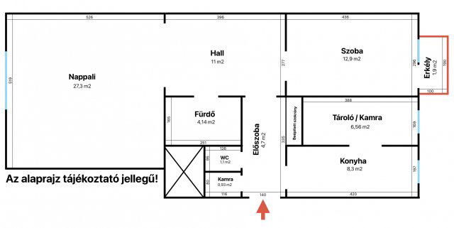 Eladó téglalakás, Budapesten, I. kerületben 151 M Ft, 2+1 szobás
