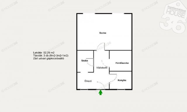 Eladó téglalakás, Kecskeméten 41.9 M Ft, 2 szobás