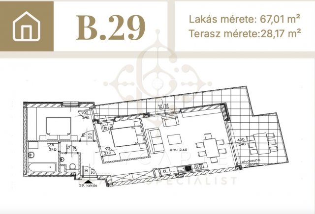 Eladó téglalakás, Balatonlelleén 131.506 M Ft, 3 szobás