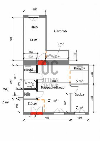 Kiadó téglalakás, albérlet, Budapesten, V. kerületben, 3 szobás