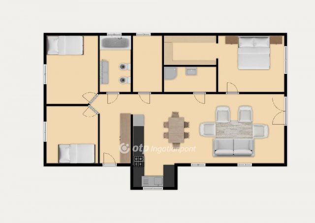 Eladó téglalakás, Pilisjászfalun 76.931 M Ft, 4 szobás