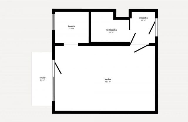 Eladó panellakás, Miskolcon 20 M Ft, 1 szobás