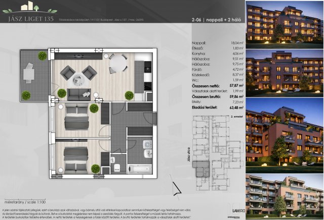 Eladó téglalakás, Budapesten, XIII. kerületben, Jász utcában