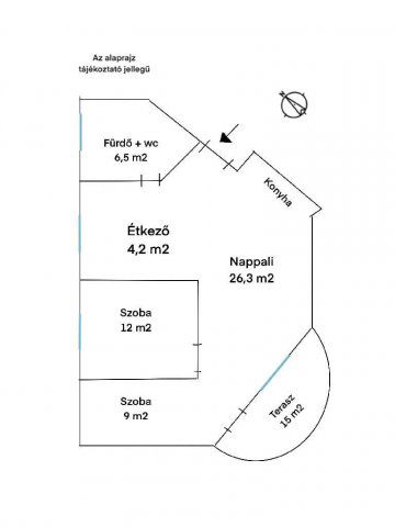 Eladó téglalakás, Budapesten, XV. kerületben 87 M Ft, 2+1 szobás