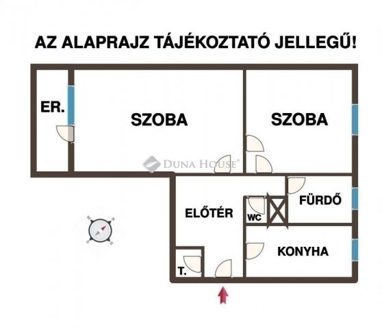 Eladó téglalakás, Budapesten, X. kerületben 59.9 M Ft, 2 szobás