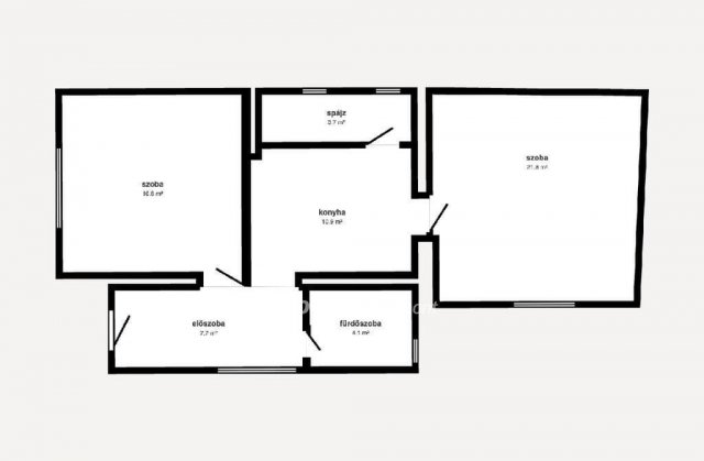 Eladó családi ház, Szikszón 35.9 M Ft, 2 szobás