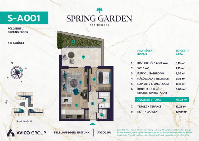 Eladó téglalakás, Budapesten, XIII. kerületben 88.19 M Ft