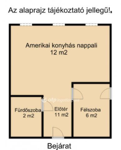 Eladó nyaraló, Győrött 31 M Ft, 1+1 szobás