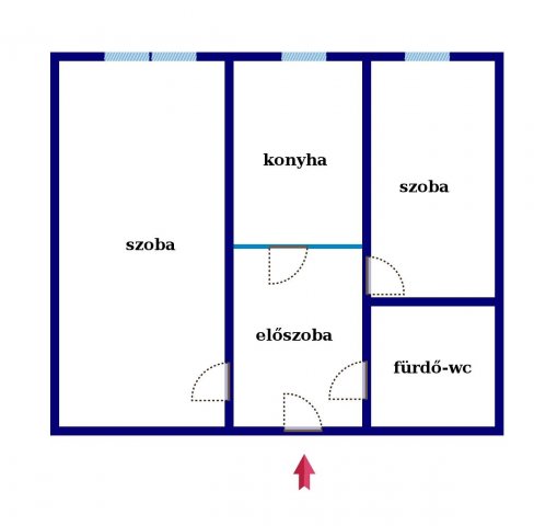 Eladó panellakás, Pécsett, Nagy Imre úton 36.9 M Ft, 2 szobás
