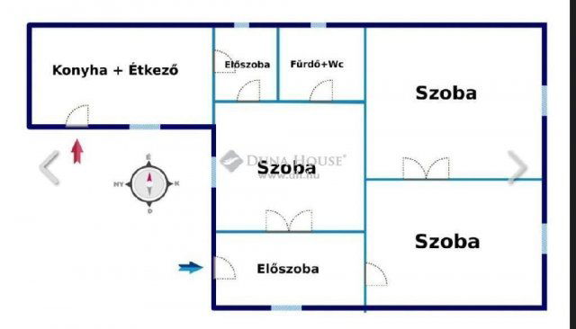 Eladó családi ház, Nyírtelken 35 M Ft, 3+1 szobás