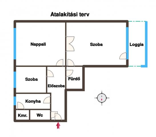 Eladó téglalakás, Budapesten, XIII. kerületben 88.4 M Ft