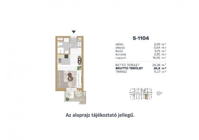 Eladó téglalakás, Budapesten, III. kerületben 70.9 M Ft