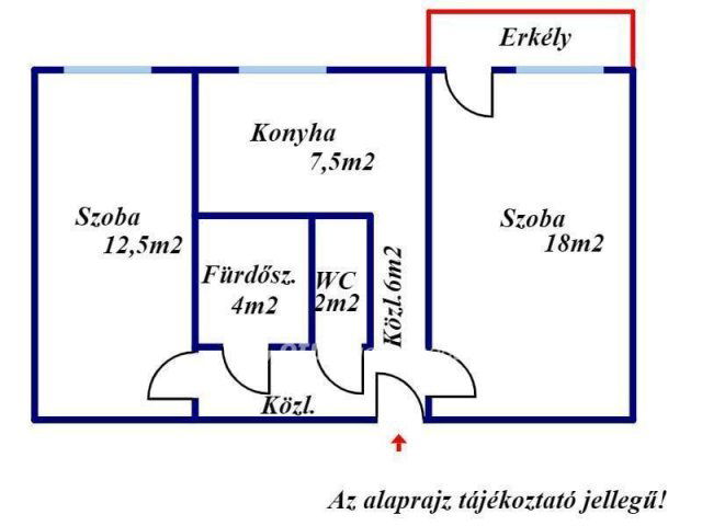 Eladó panellakás, Battonyán 8.49 M Ft, 2 szobás