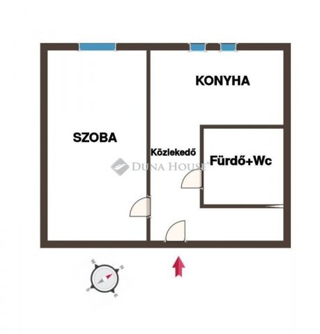 Kiadó panellakás, albérlet, Kecskeméten 110 E Ft / hó, 1 szobás