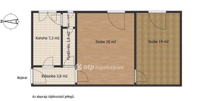 Eladó téglalakás, Dunaújvárosban 33.999 M Ft, 2 szobás