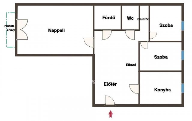Eladó panellakás, Budapesten, III. kerületben 76.9 M Ft