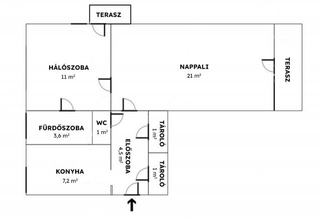 Eladó téglalakás, Budapesten, IX. kerületben 78.9 M Ft, 2 szobás