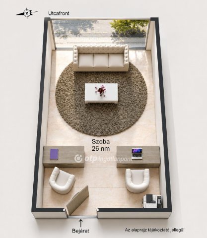 Eladó téglalakás, Budapesten, XIII. kerületben 34.9 M Ft