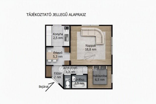 Eladó téglalakás, Budapesten, XVIII. kerületben 71 M Ft
